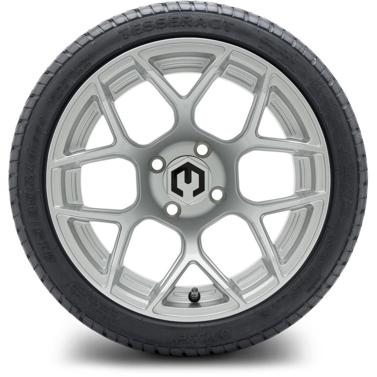 MODZ® 14" Renegade Silver - Low Profile Tires and Wheels Combo