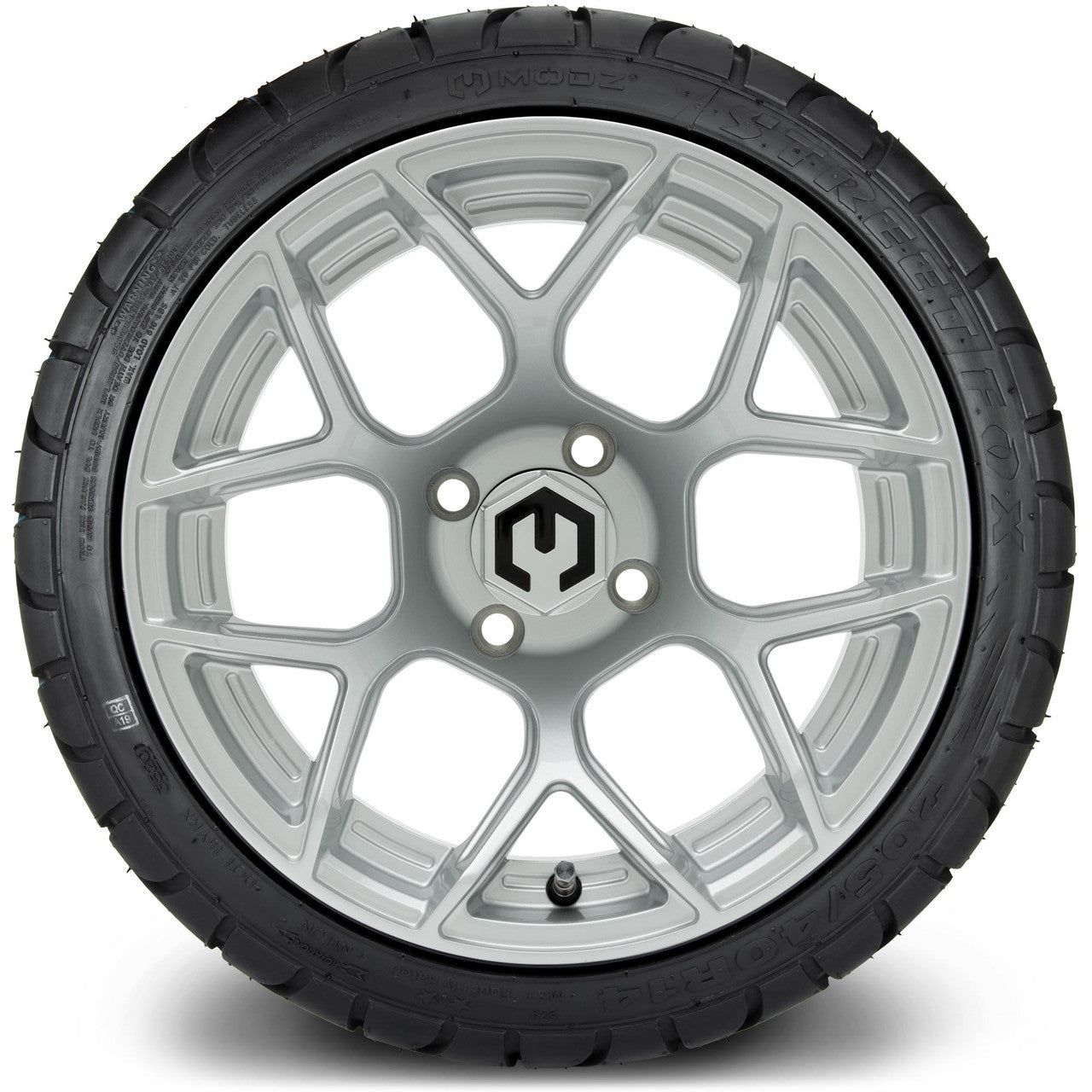 MODZ® 14" Renegade Silver - Low Profile Tires and Wheels Combo