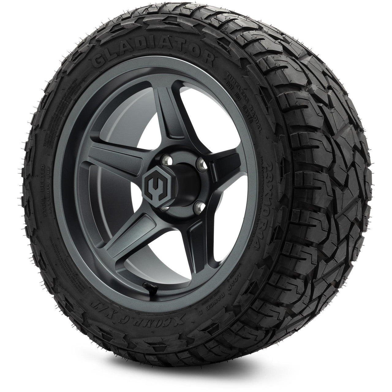 MODZ® 14" Drift Gunmetal - Lifted Tires and Wheels Combo