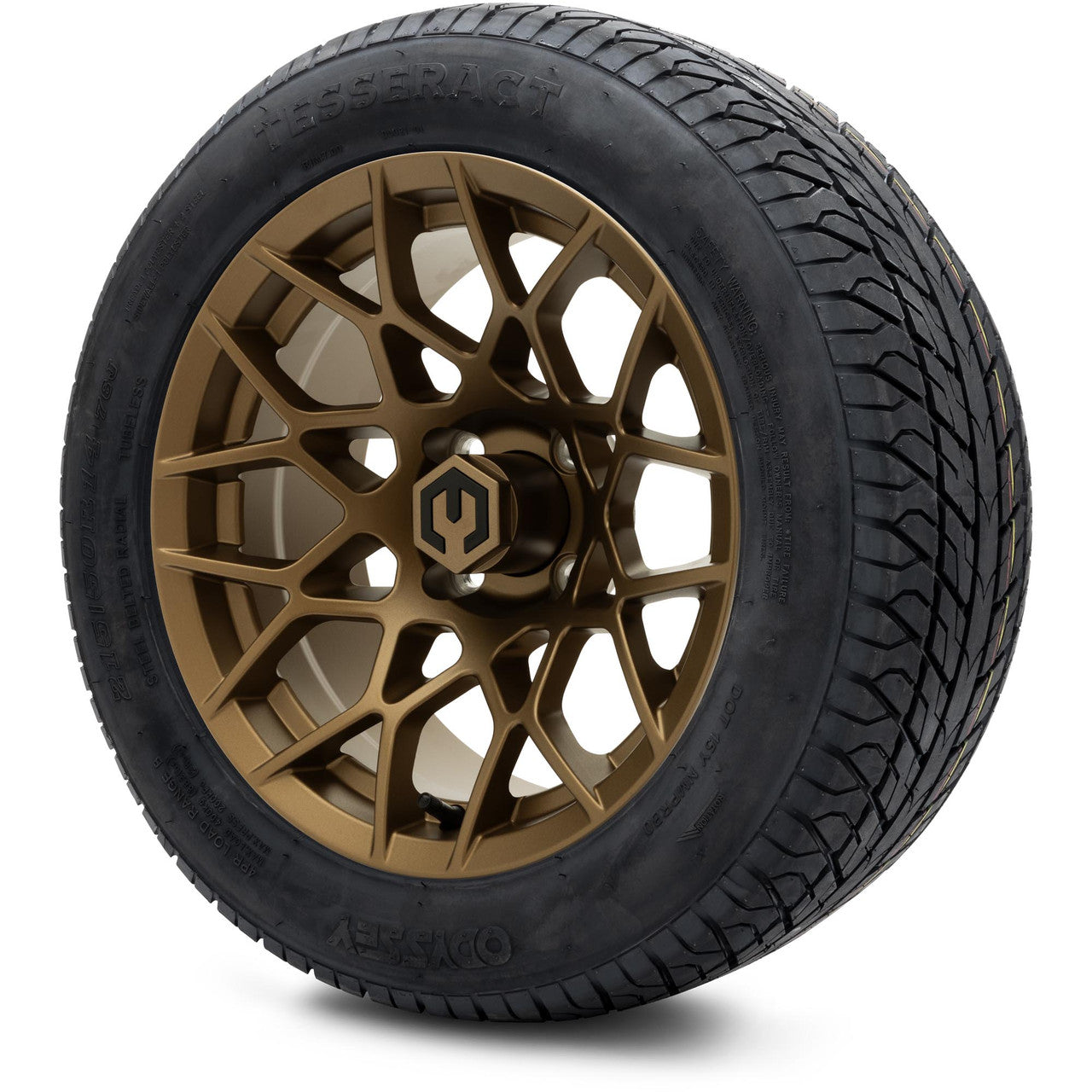 MODZ® 14" Blitz Matte Bronze - Lifted Tires and Wheels Combo