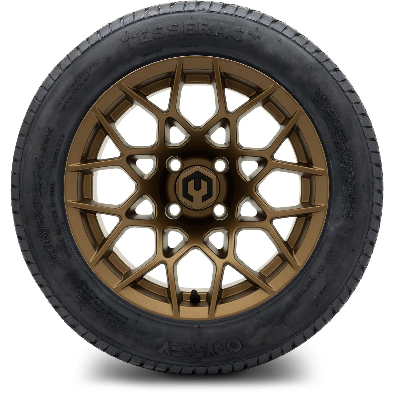 MODZ® 14" Blitz Matte Bronze - Lifted Tires and Wheels Combo
