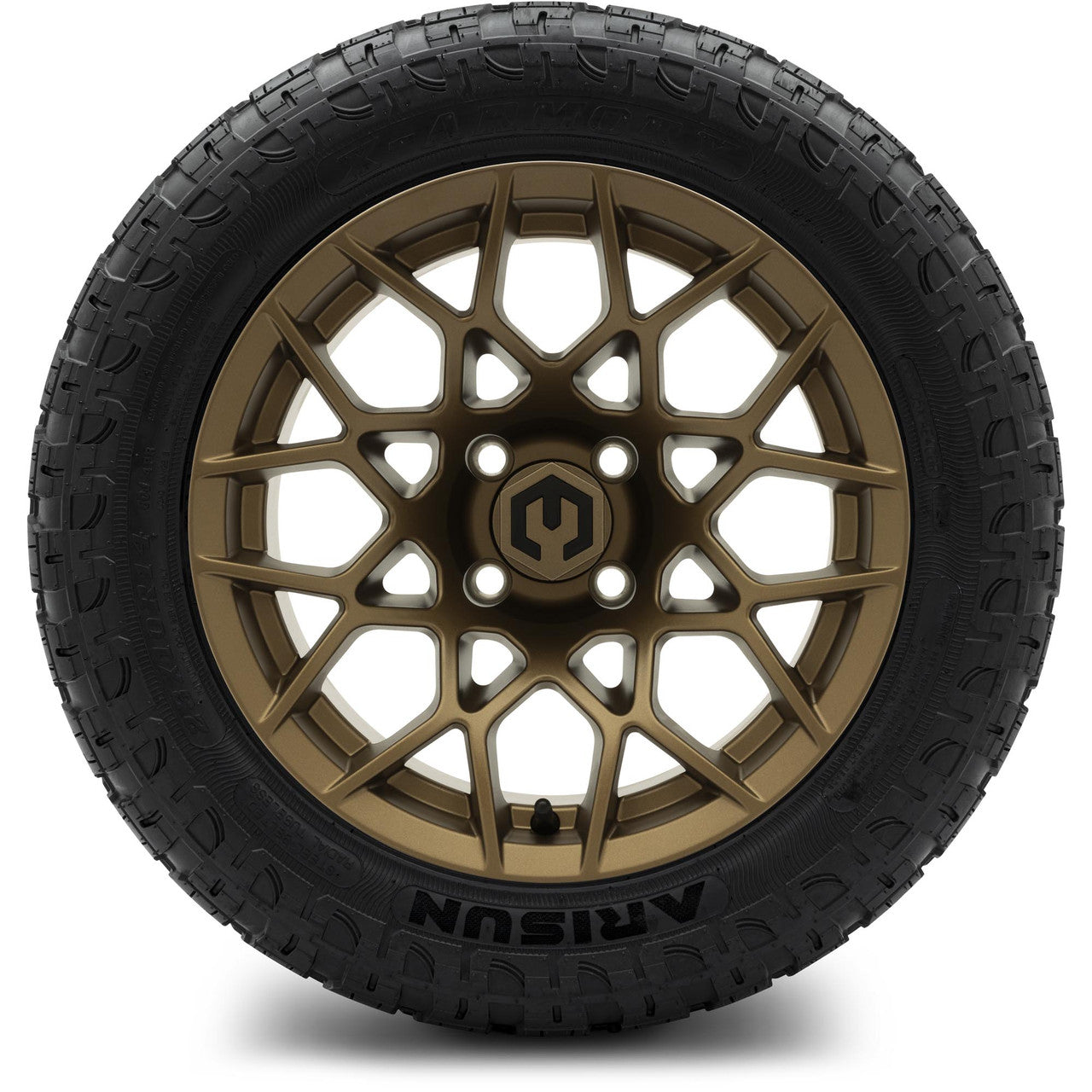 MODZ® 14" Blitz Matte Bronze - Lifted Tires and Wheels Combo