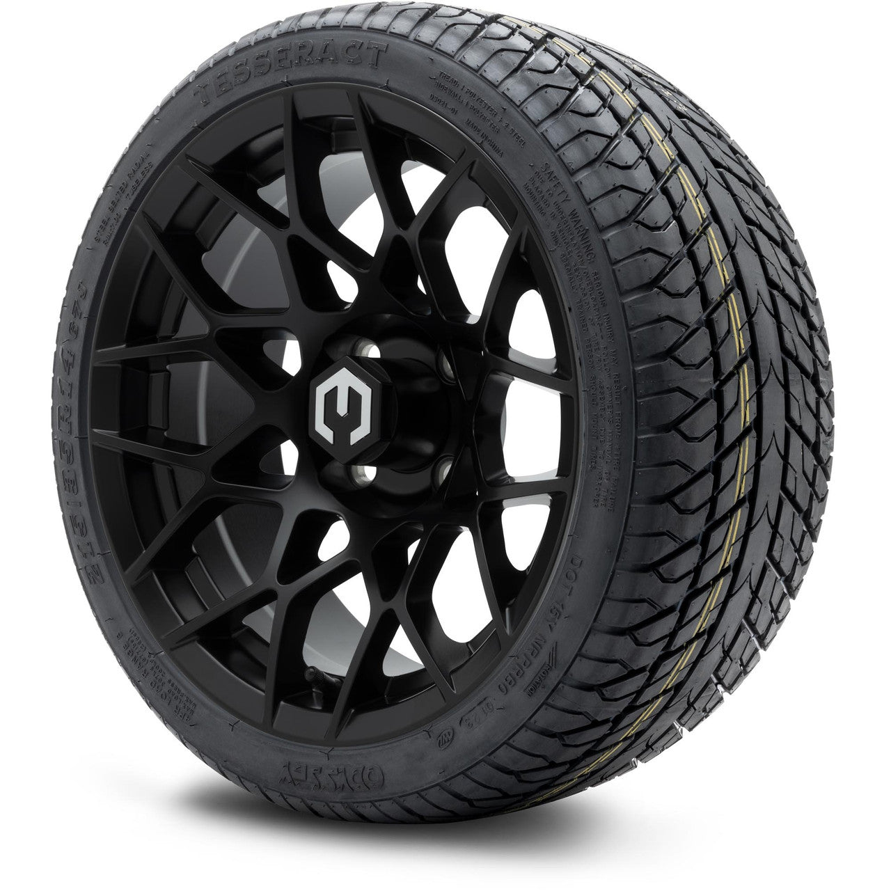 MODZ® 14" Blitz Matte Black - Low Profile Tires and Wheels Combo