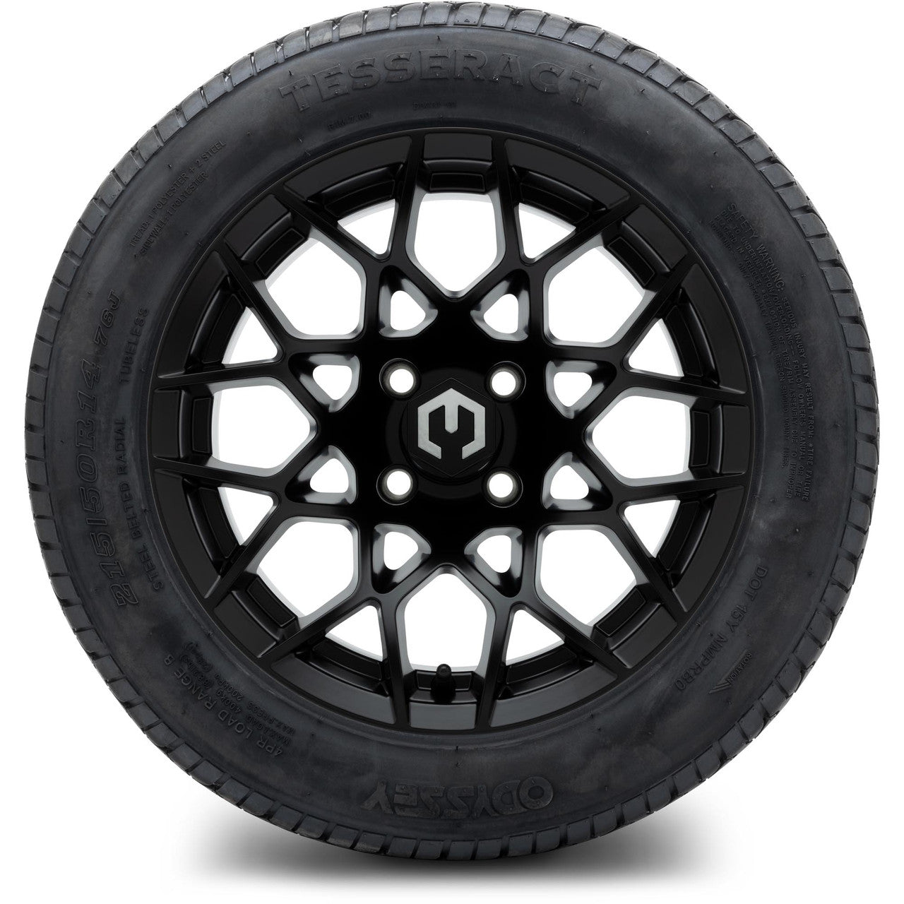MODZ® 14" Blitz Matte Black - Lifted Tires and Wheels Combo