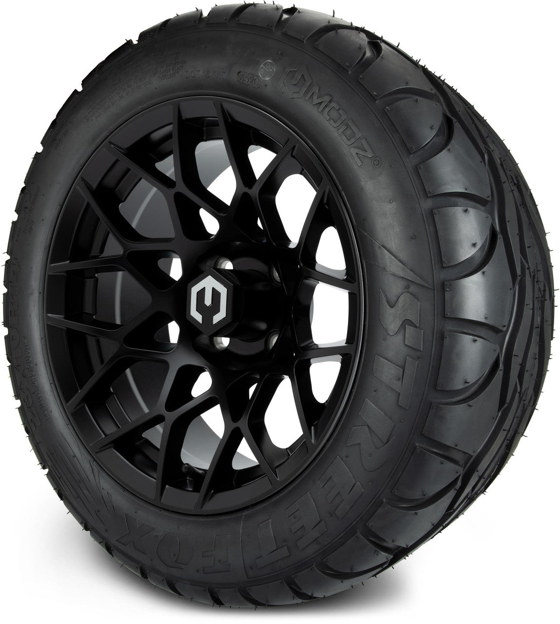 MODZ® 14" Blitz Matte Black - Lifted Tires and Wheels Combo
