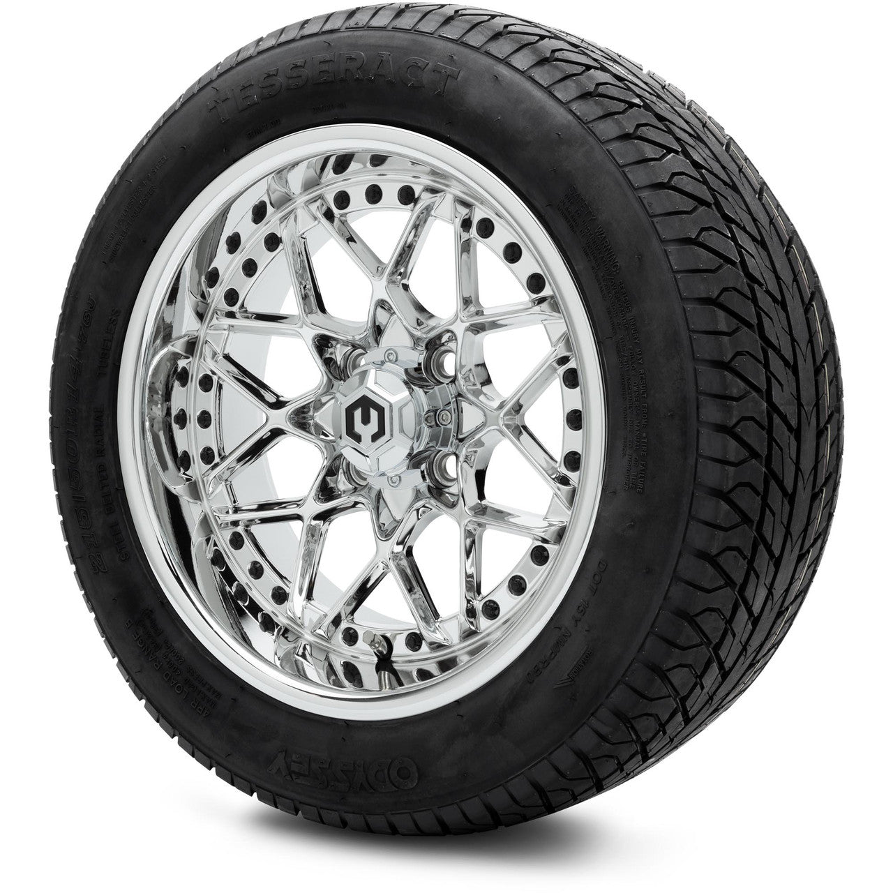 MODZ® 14" Formula Chrome - Lifted Tires and Wheels Combo