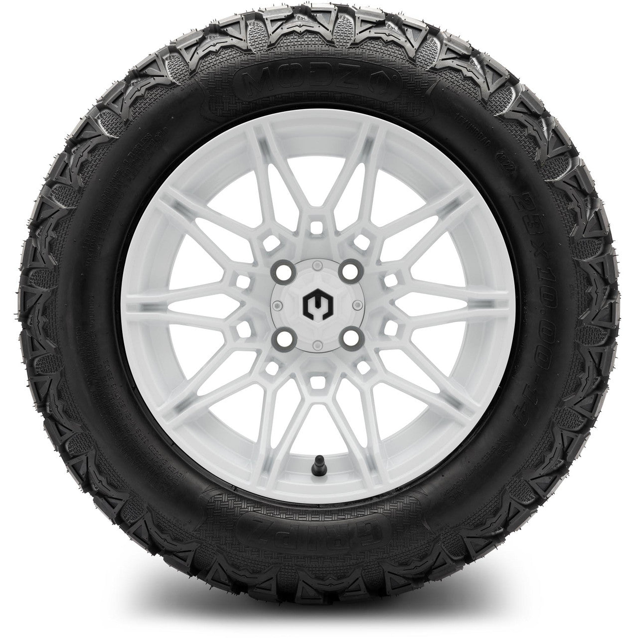 MODZ® 14" Galaxy Glossy White - Lifted Tires and Wheels Combo