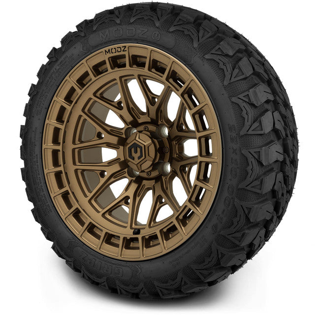 MODZ® 14" Torrent Matte Bronze - Lifted Tires and Wheels Combo