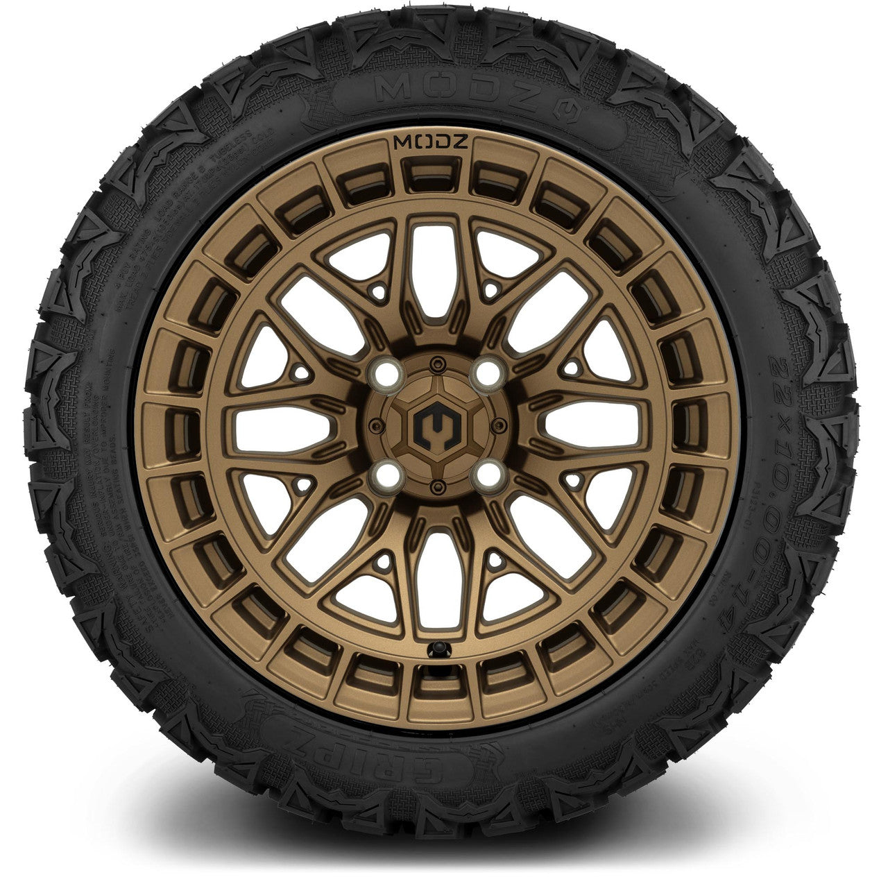 MODZ® 14" Torrent Matte Bronze - Lifted Tires and Wheels Combo