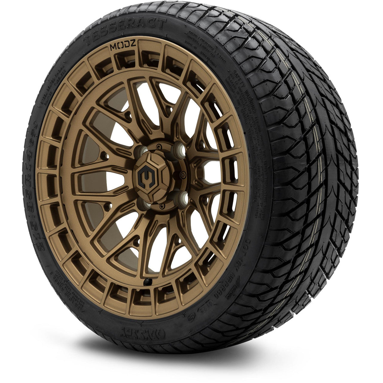 MODZ® 14" Torrent Matte Bronze - Low Profile Tires and Wheels Combo