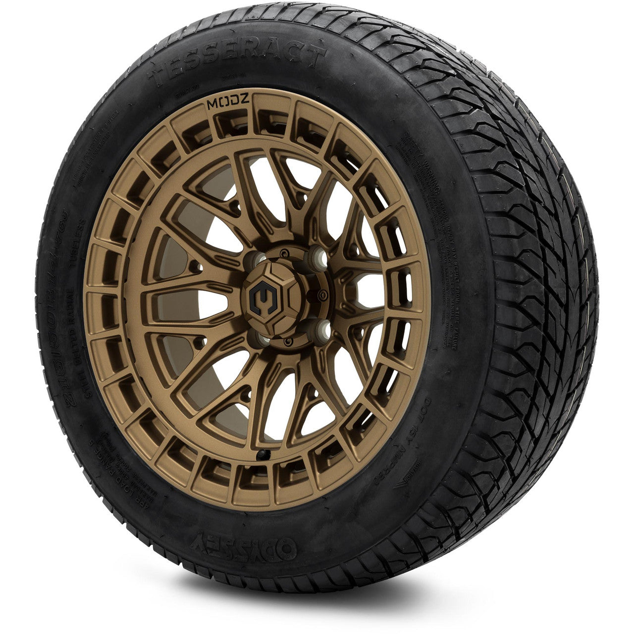 MODZ® 14" Torrent Matte Bronze - Low Profile Tires and Wheels Combo