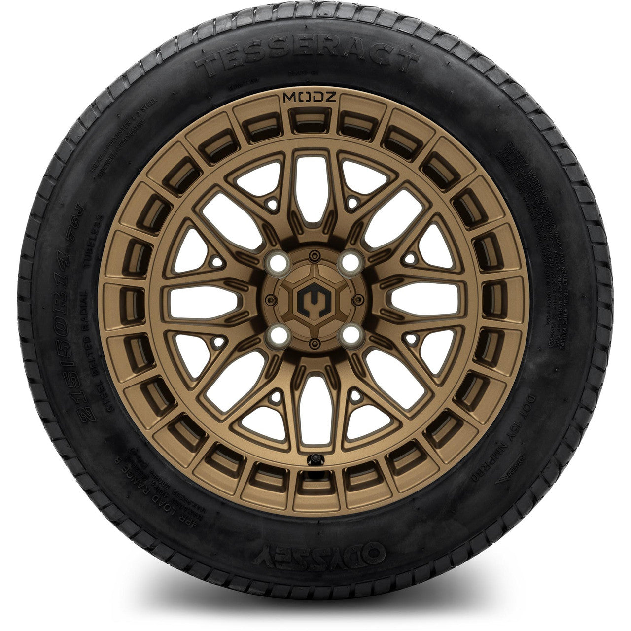 MODZ® 14" Torrent Matte Bronze - Low Profile Tires and Wheels Combo