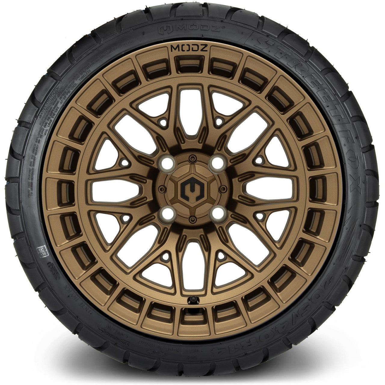 MODZ® 14" Torrent Matte Bronze - Low Profile Tires and Wheels Combo