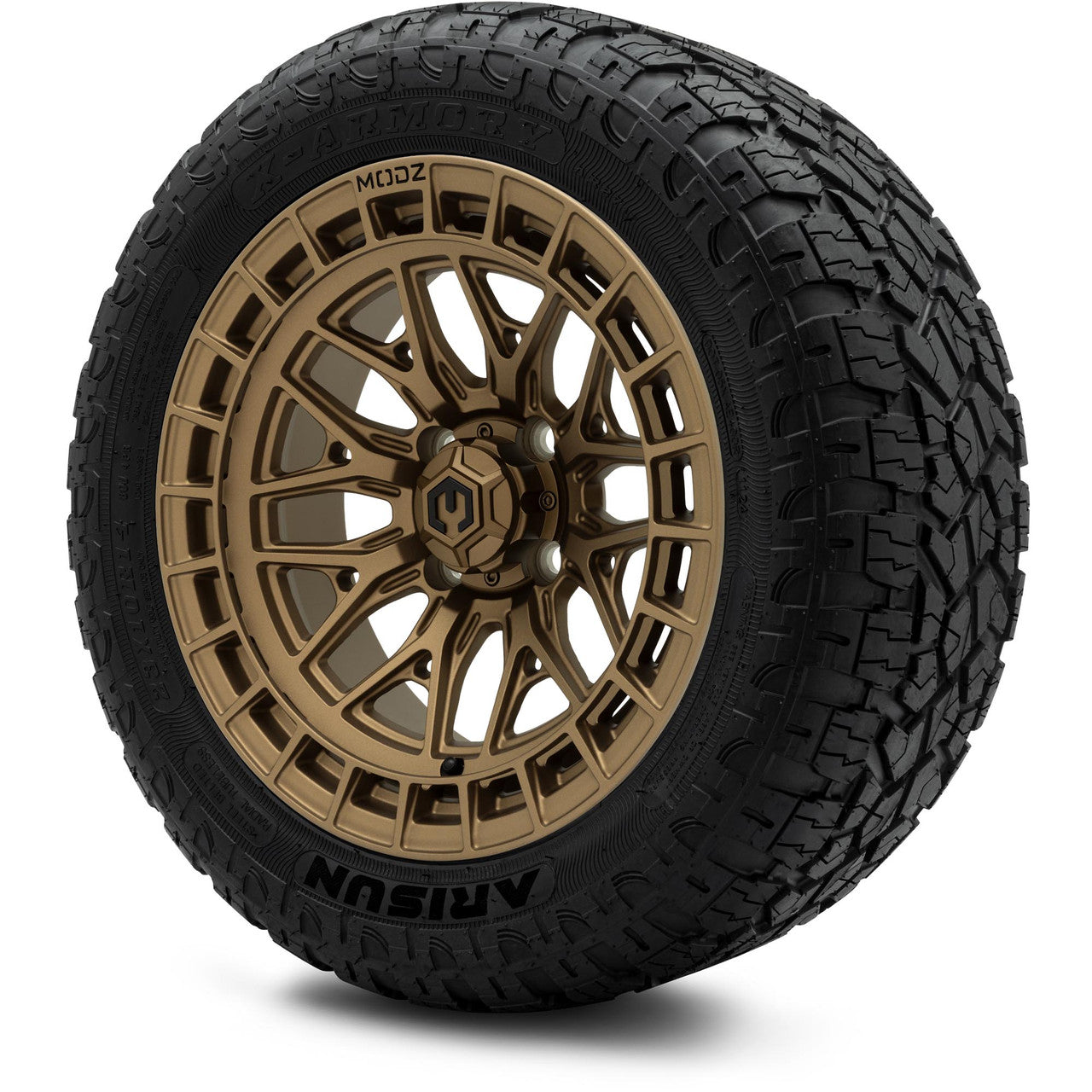 MODZ® 14" Torrent Matte Bronze - Lifted Tires and Wheels Combo