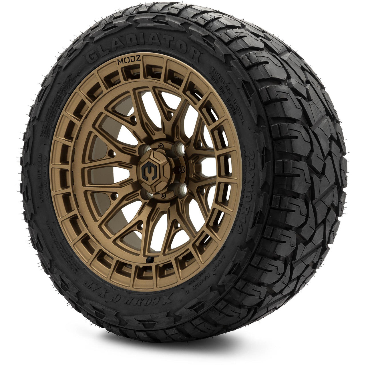 MODZ® 14" Torrent Matte Bronze - Lifted Tires and Wheels Combo