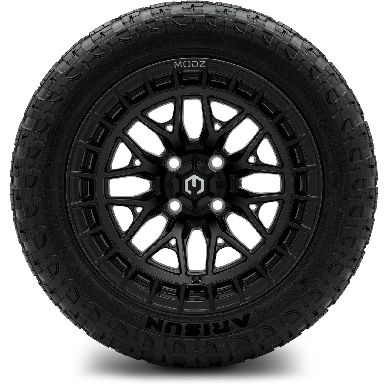 MODZ® 14" Torrent Matte Black - Lifted Tires and Wheels Combo