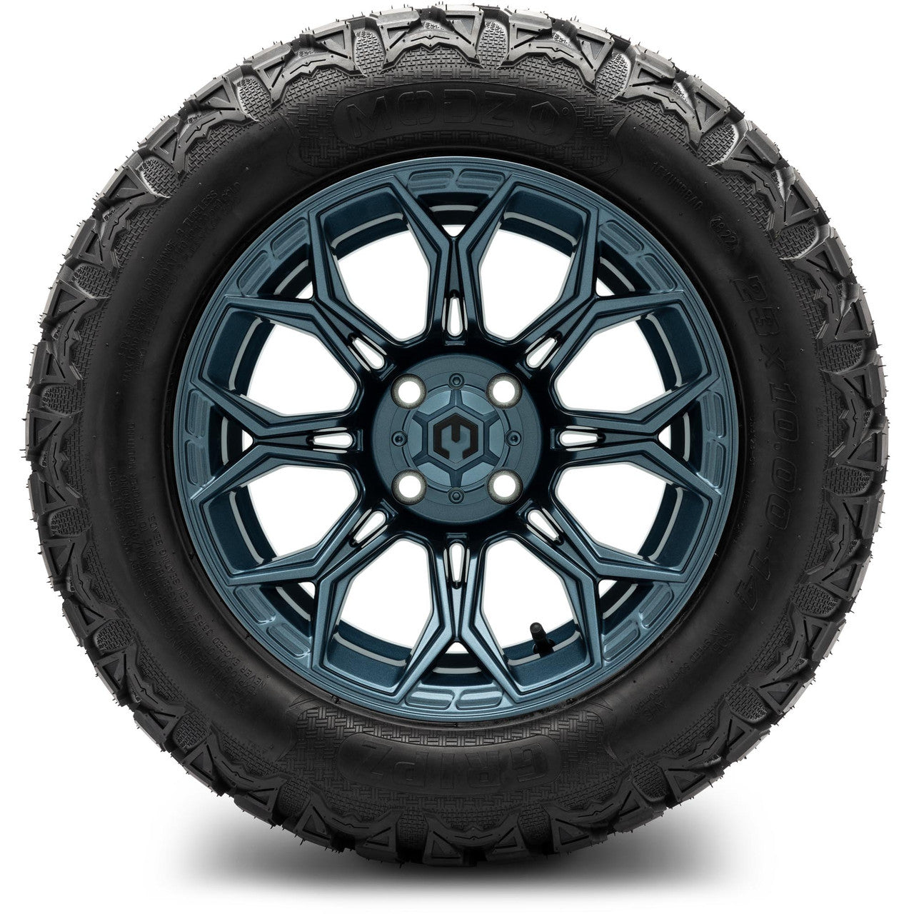 MODZ® 14" Halo Titanium Blue - Lifted Tires and Wheels Combo