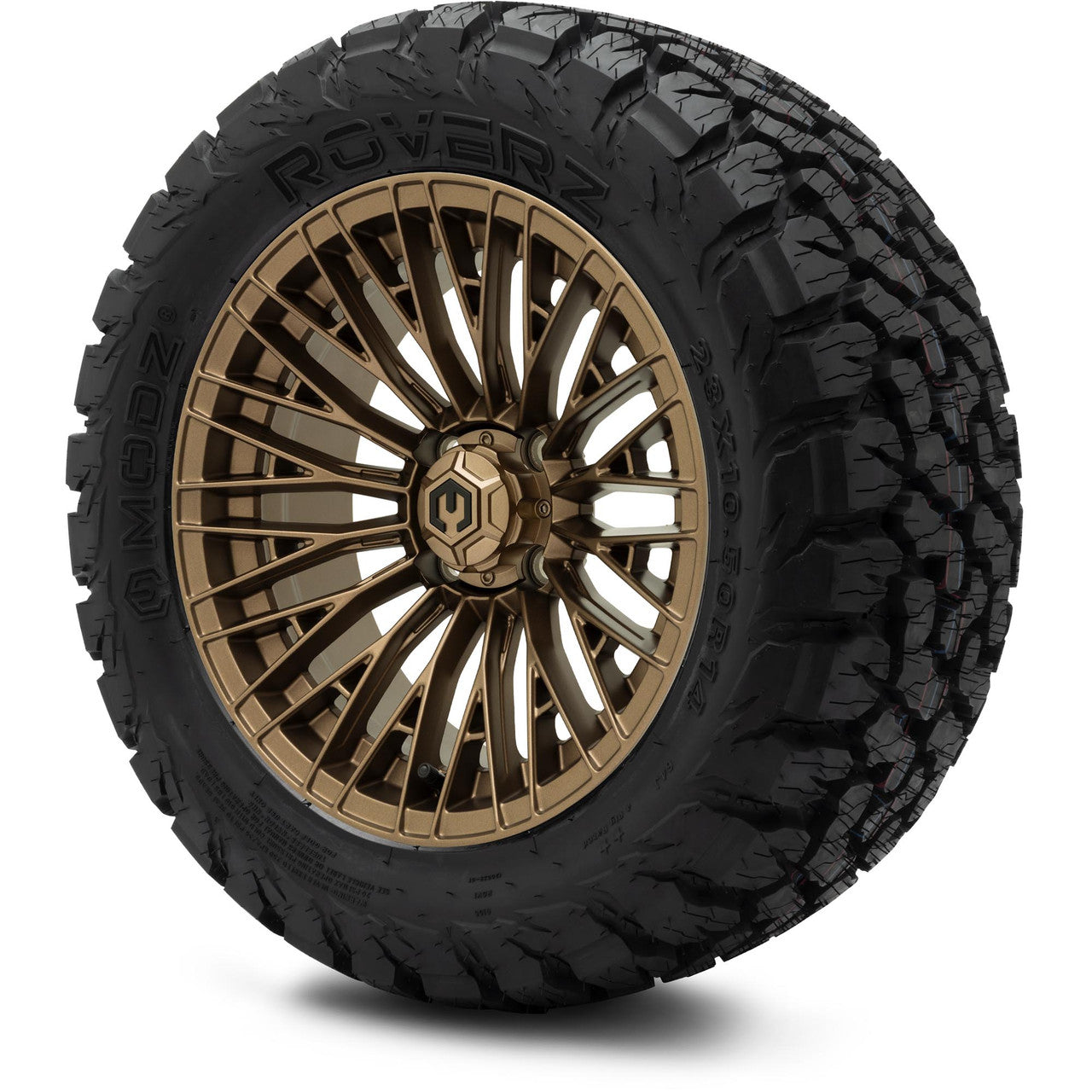 MODZ® 14" Reaper Bronze - Lifted Tires and Wheels Combo