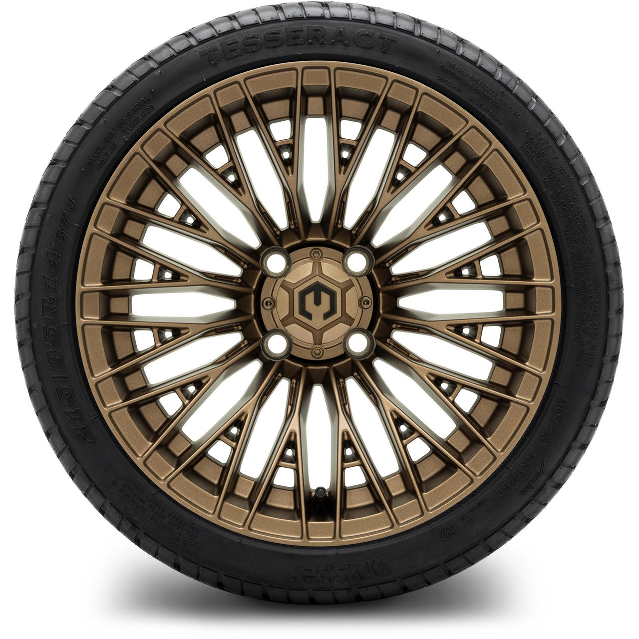 MODZ® 14" Reaper Bronze - Low Profile Tires and Wheels Combo