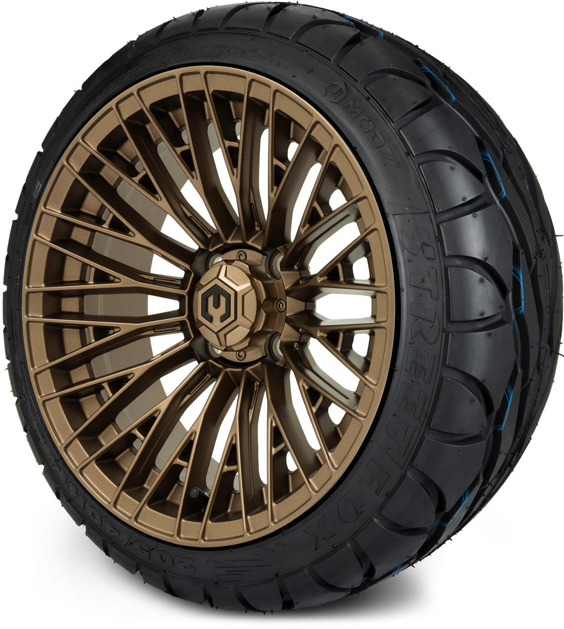 MODZ® 14" Reaper Bronze - Low Profile Tires and Wheels Combo