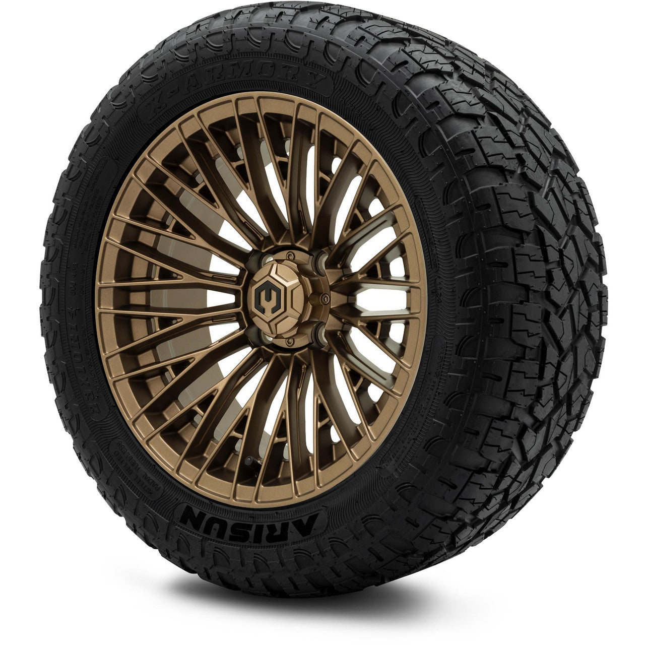 MODZ® 14" Reaper Bronze - Lifted Tires and Wheels Combo