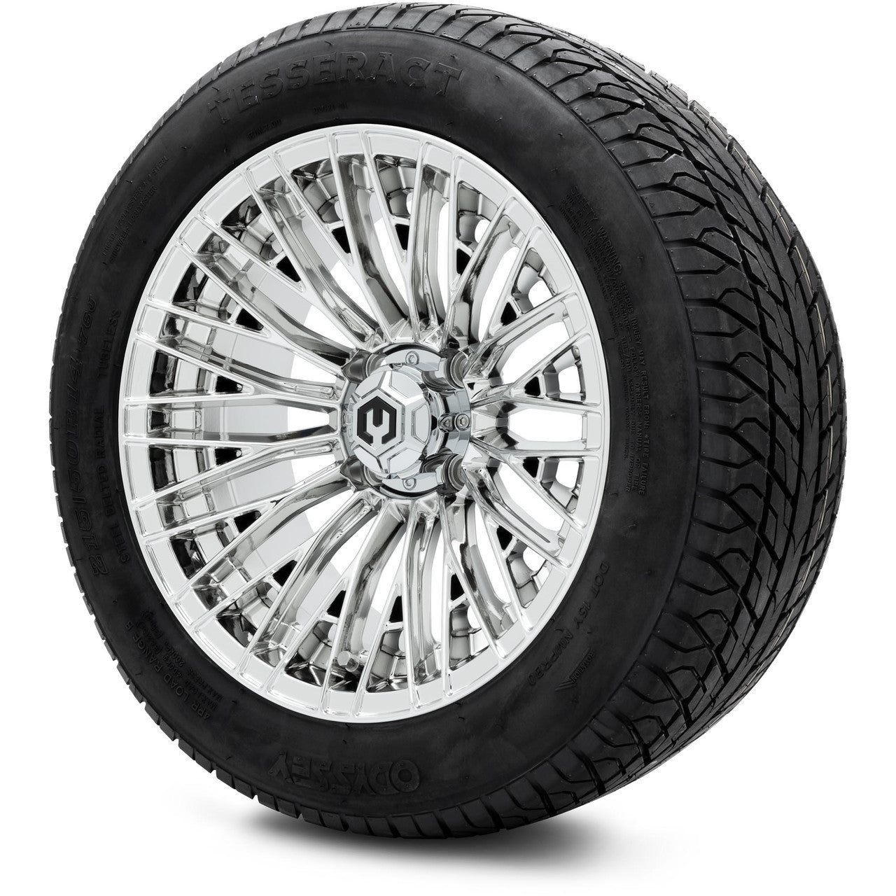 MODZ® 14" Reaper Chrome - Low Profile Tires and Wheels Combo