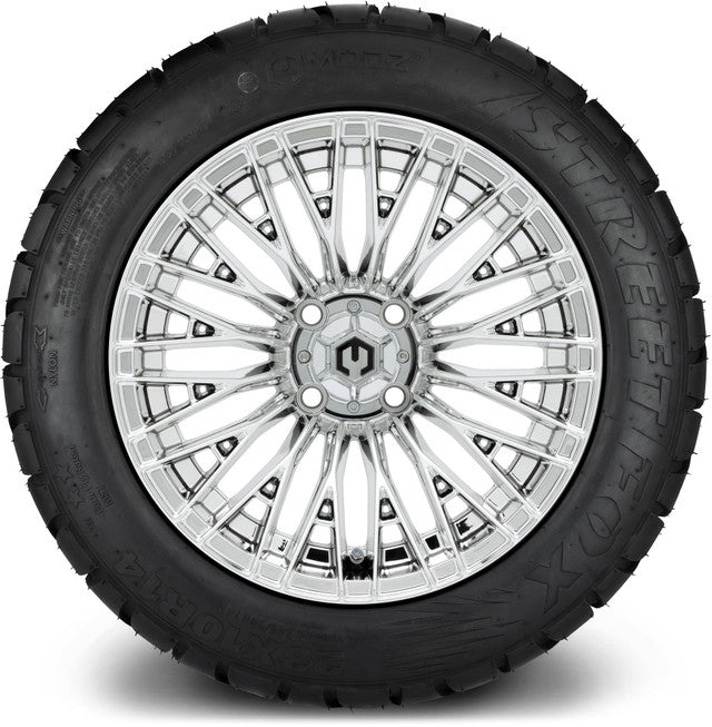 MODZ® 14" Reaper Chrome - Low Profile Tires and Wheels Combo
