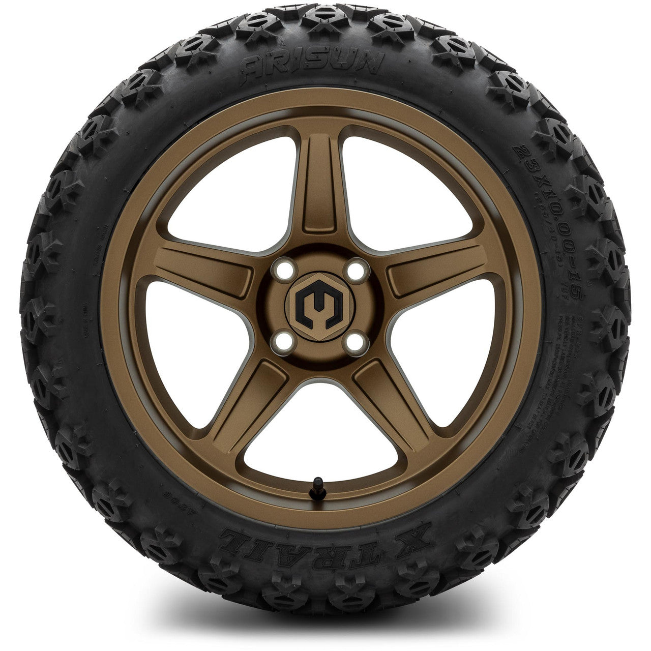 MODZ® 15" Drift Matte Bronze - Lifted Tires and Wheels Combo