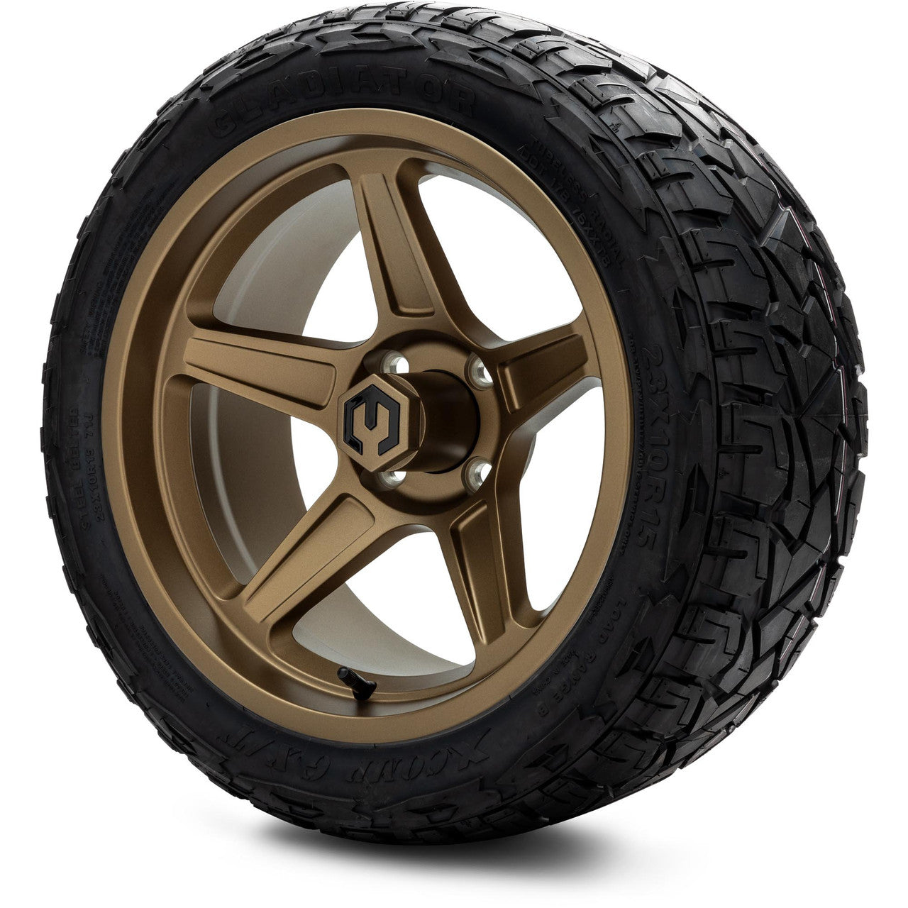 MODZ® 15" Drift Matte Bronze - Lifted Tires and Wheels Combo