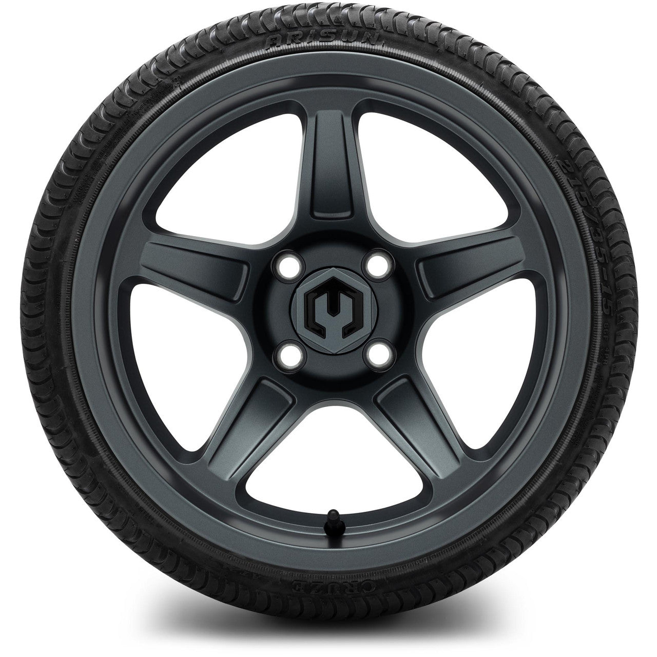 MODZ® 15" Drift Gunmetal - Low Profile Tires and Wheels Combo