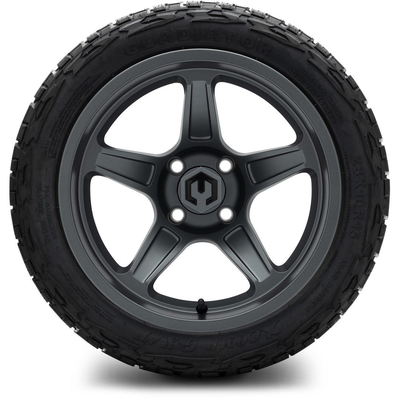 MODZ® 15" Drift Gunmetal - Lifted Tires and Wheels Combo