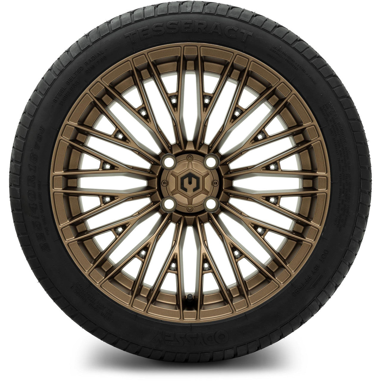 MODZ® 16" Reaper Matte Bronze - Low Profile Tires and Wheels Combo