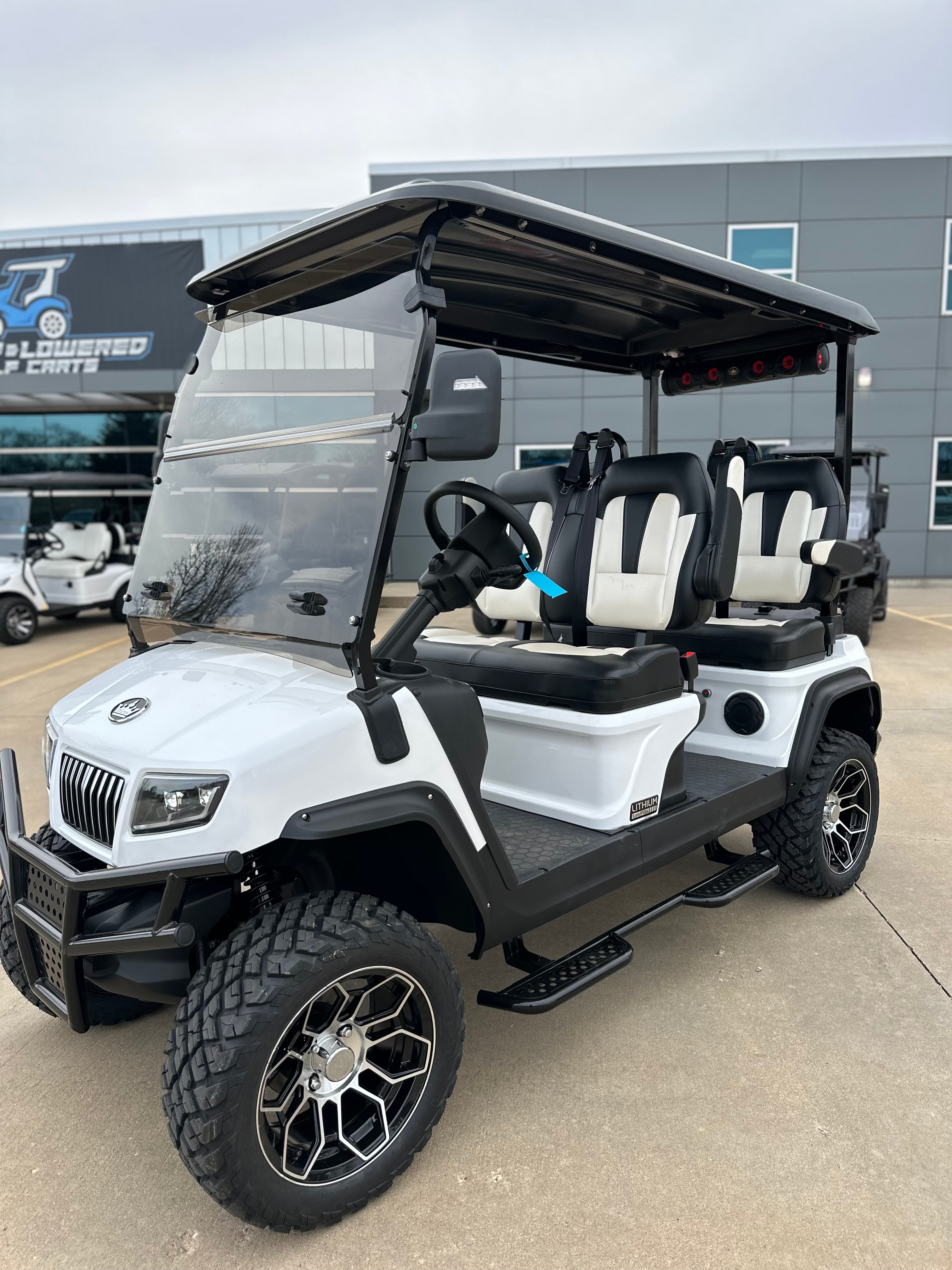 Evolution EV D5 Golf Cart Tinted Windshield