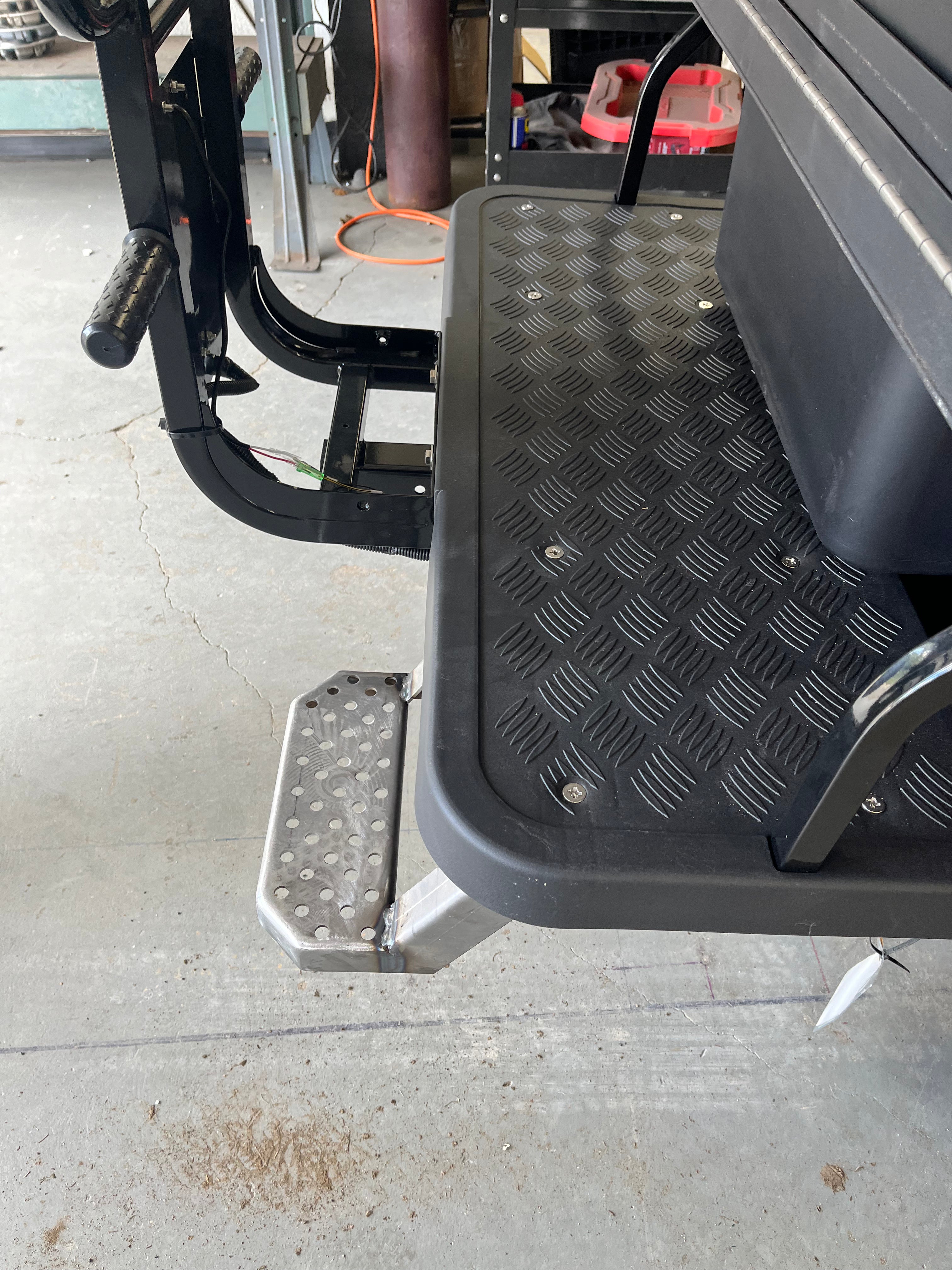 Evolution EV Golf Cart Rear Seat Step Kit FITS: D5 2+2, Classic, Forester Models
