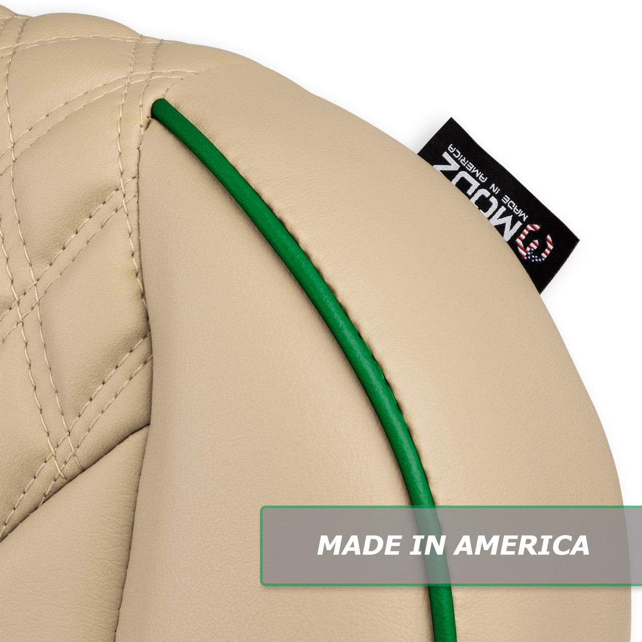 MODZ® FS2 Custom Front Seat - Khaki Base - Choose Pattern and Accent Colors