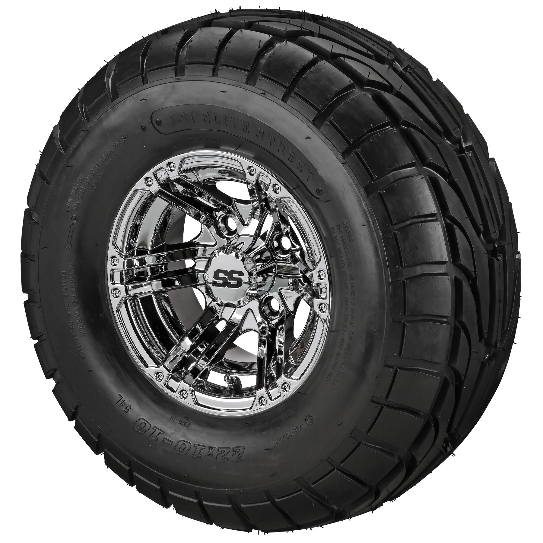 LSI 10' Yukon Mirror Wheel and Lifted Tire Combo