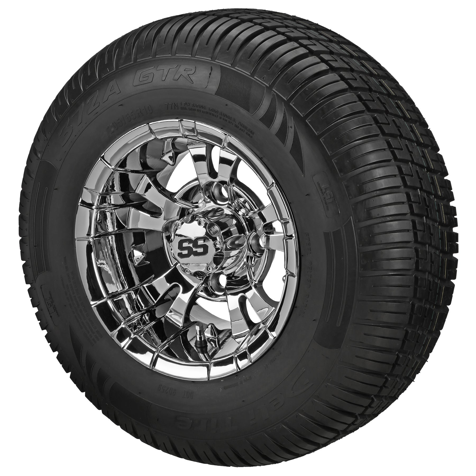 LSI 10' Warlock Mirror Wheel and Low Profile Tire Combo