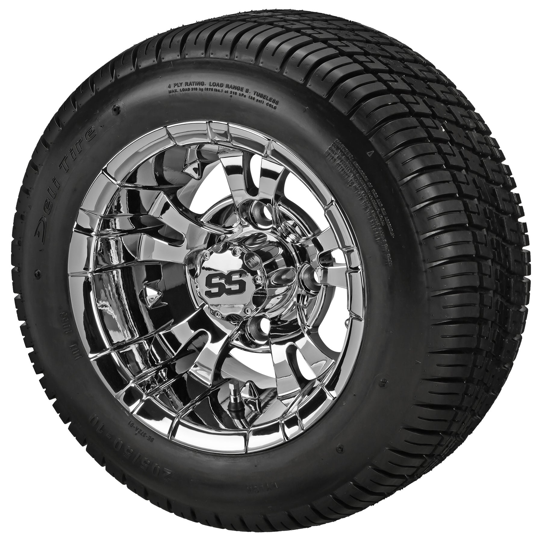 LSI 10' Warlock Mirror Wheel and Low Profile Tire Combo