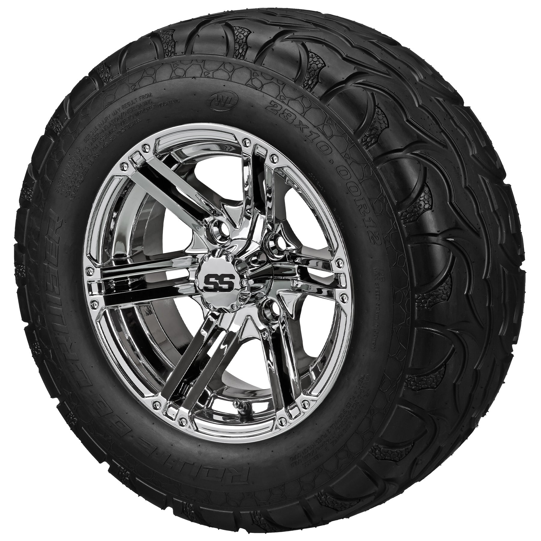LSI 12' Yukon Mirror Wheel and Lifted Tire Combo