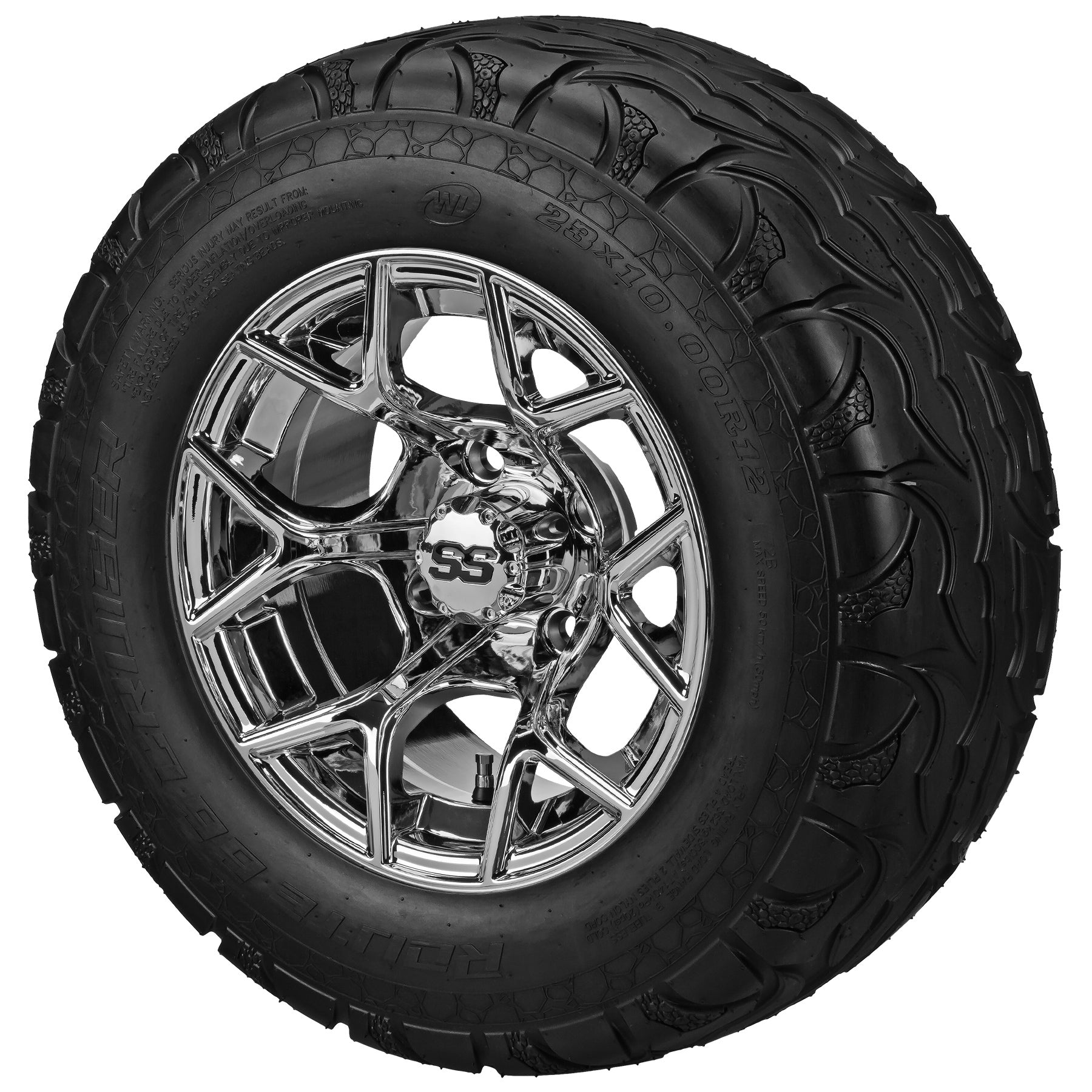 LSI 12' Ninja Mirror Wheel and Lifted Tire Combo