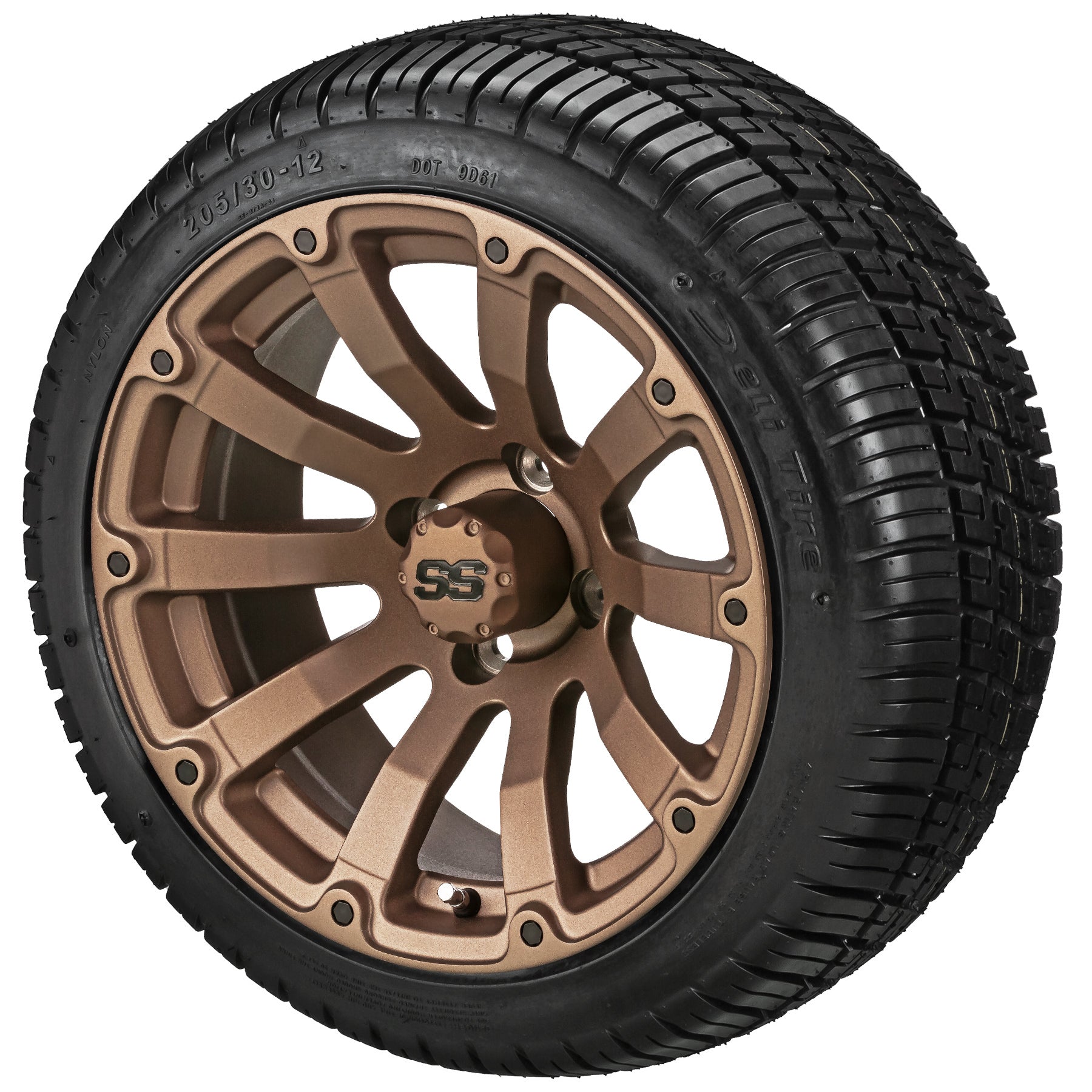 LSI 12' Beast Matte Bronze Wheel and Low Profile Tire Combo