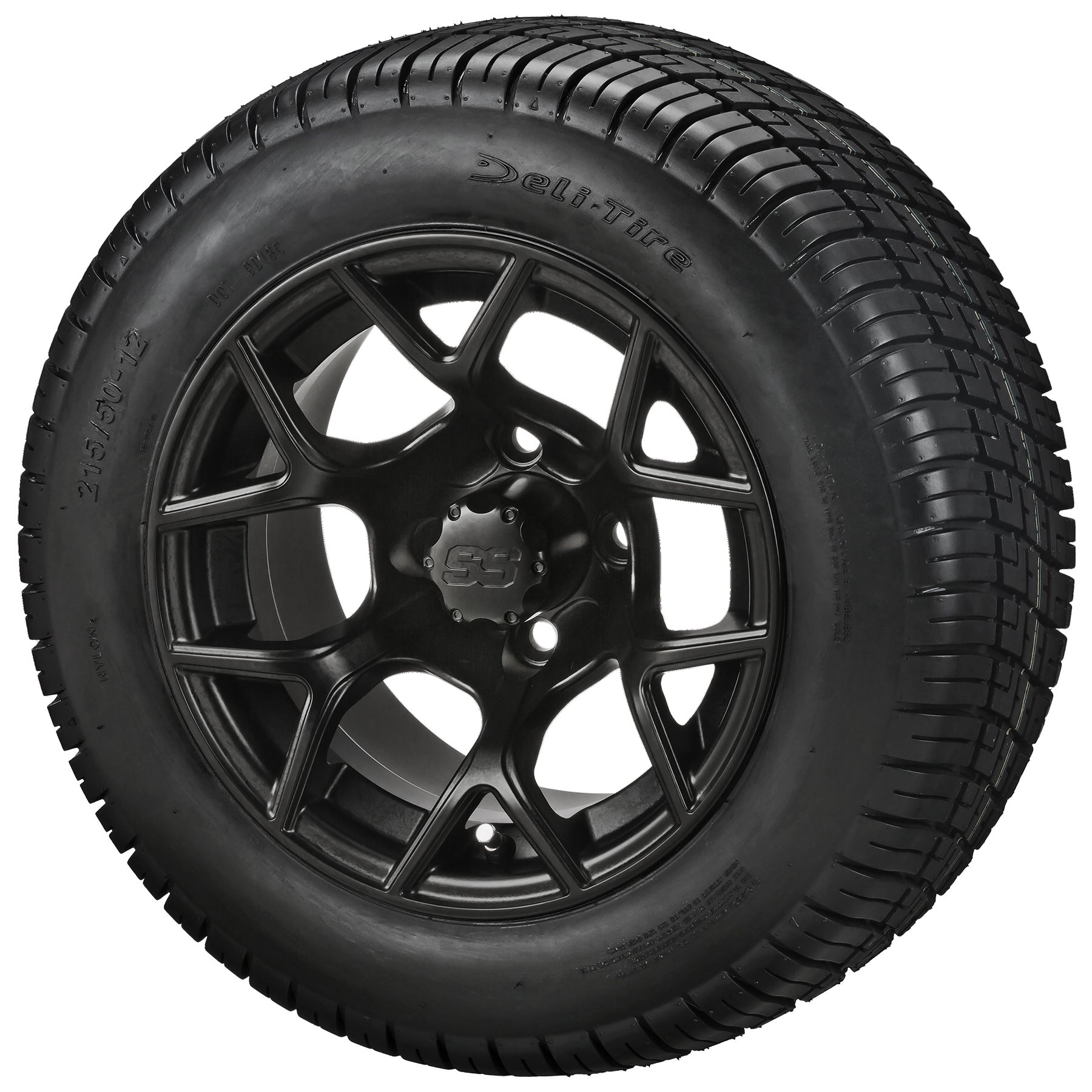 LSI 12' Ninja Matte Black Wheel and Low Profile Tire Combo