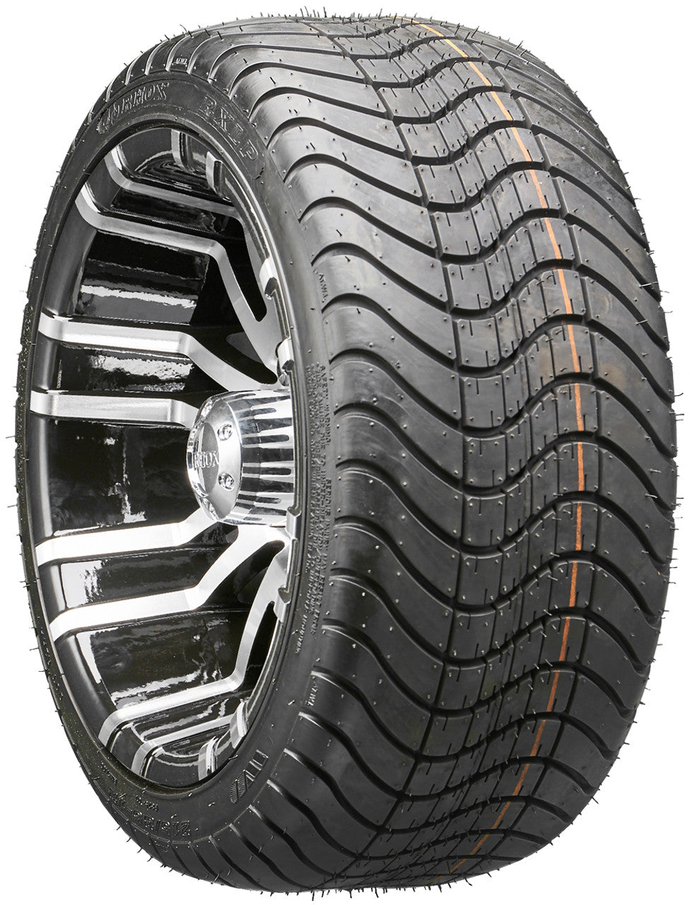 12" RHOX RX270 Machined Wheels and LowPro Tires Combo