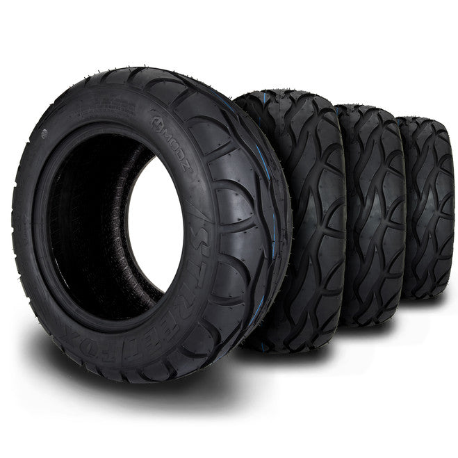 MODZ® Street Fox 245/50-R12 Radial Golf Cart Tires Set of 4