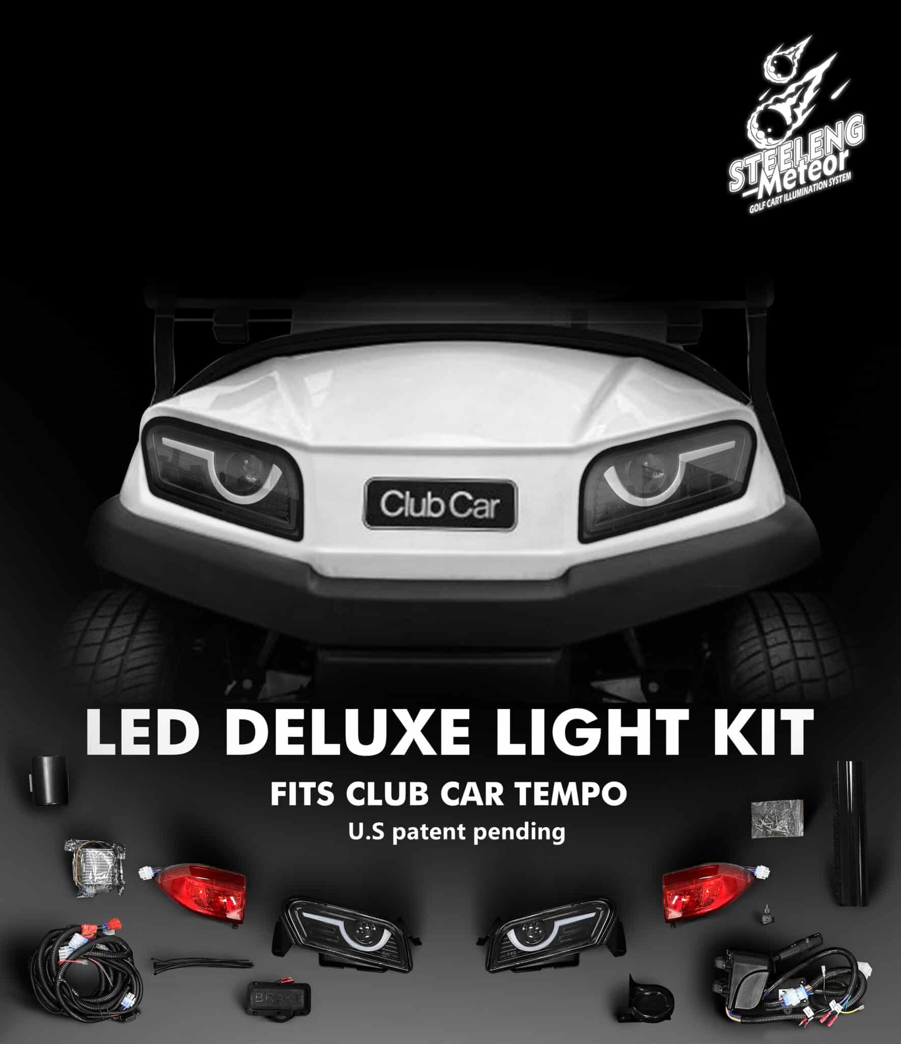 STEELENG Meteor LED DELUXE Light Kit for Club Car Tempo (12 Volt) LITP02 –