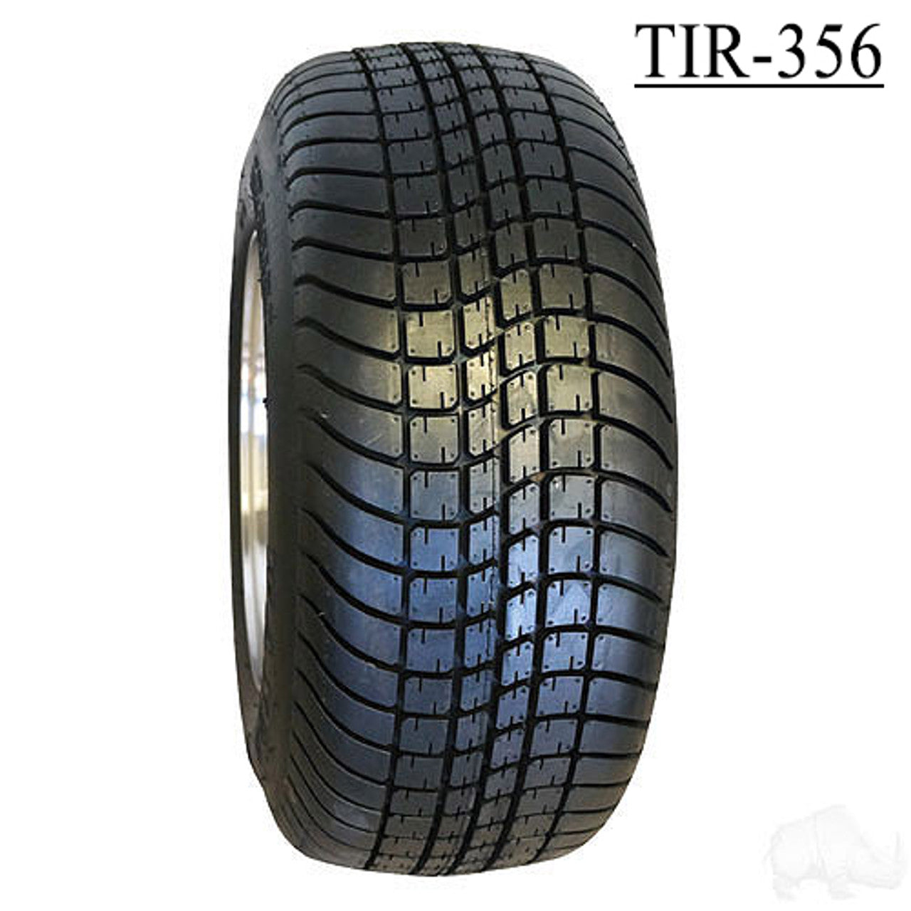 RHOX 10" Steel Black Wheels with Street Low Profile Tire Options Combo