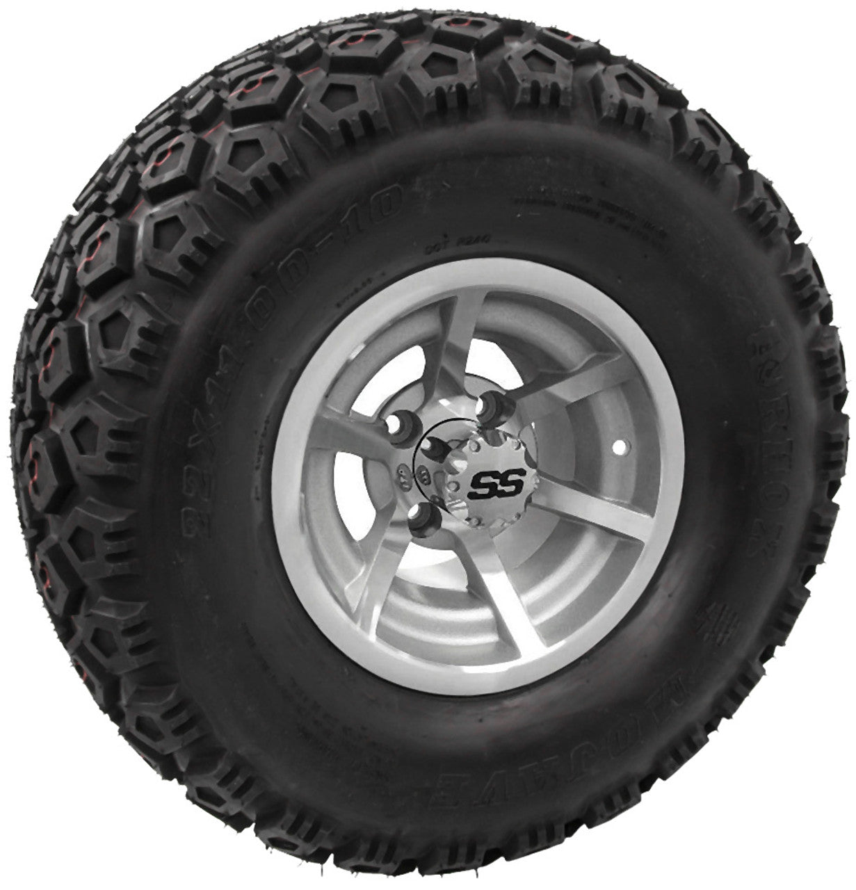ITP 10" G5 Evader Machined Wheels with Lifted Tire Options Combo