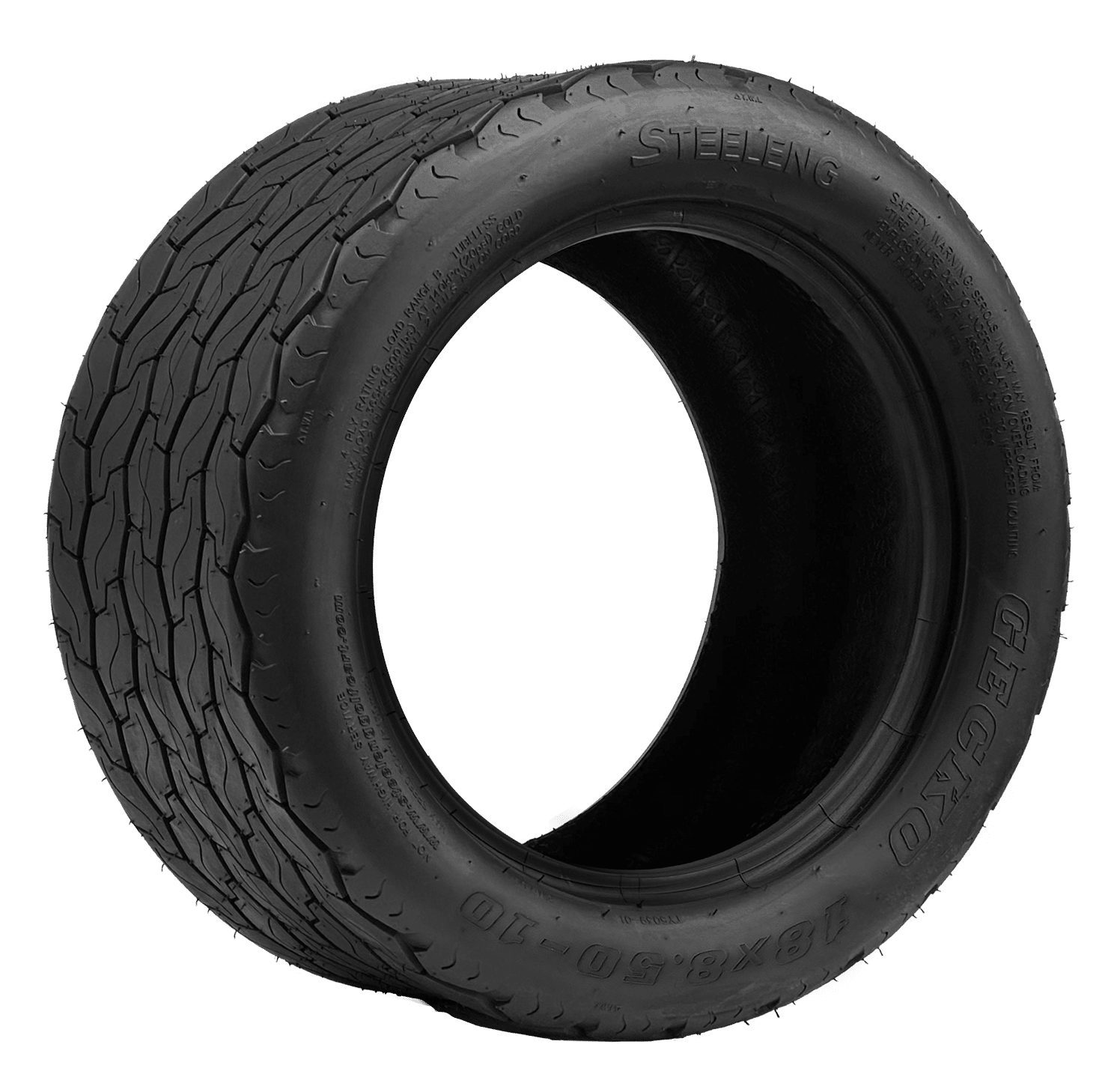 TR1001 – STEELENG 18"x8.5"-10" (205/50-10) GECKO Street Tire