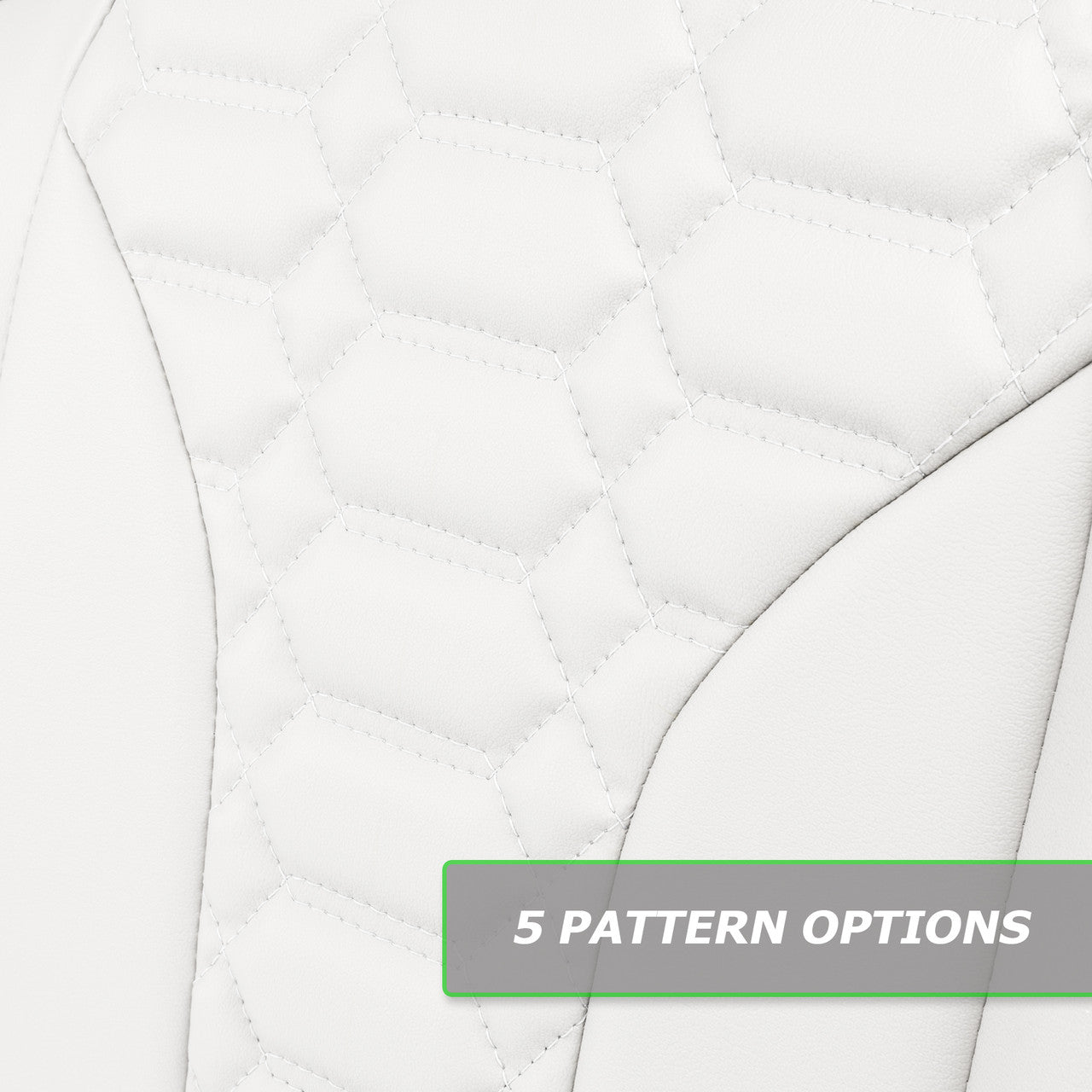 MODZ® FS2 Custom Front Seat - White Base - Choose Pattern and Accent Colors