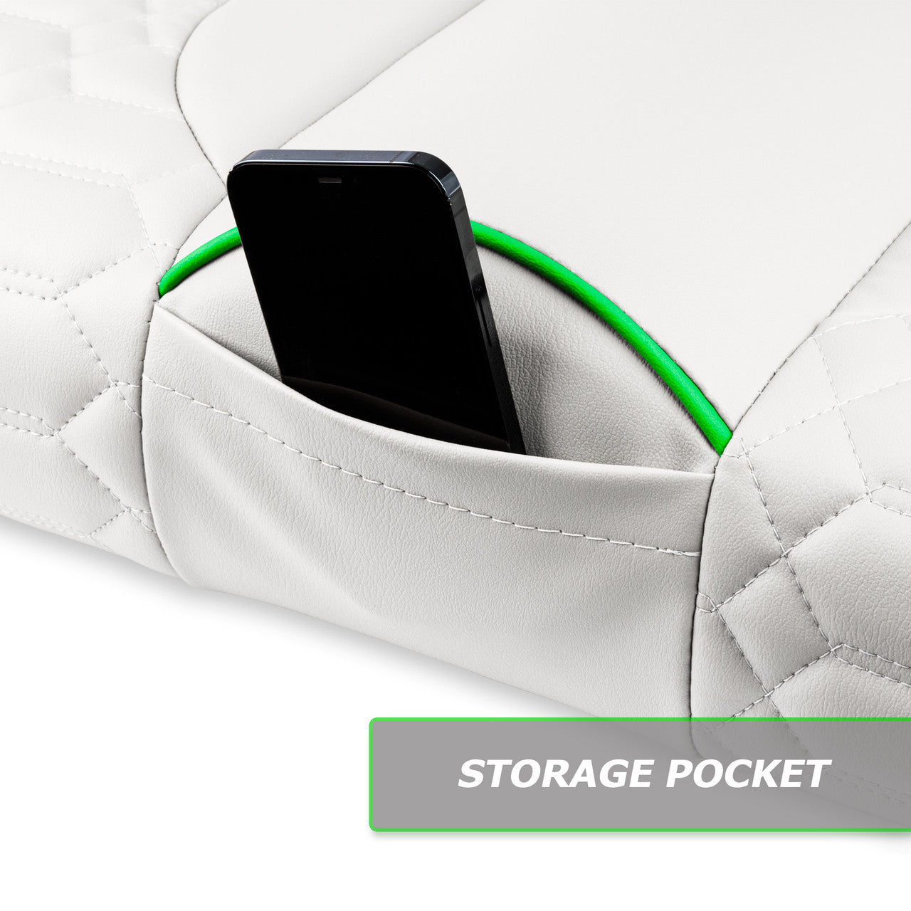 MODZ® FS2 Custom Front Seat - White Base - Choose Pattern and Accent Colors